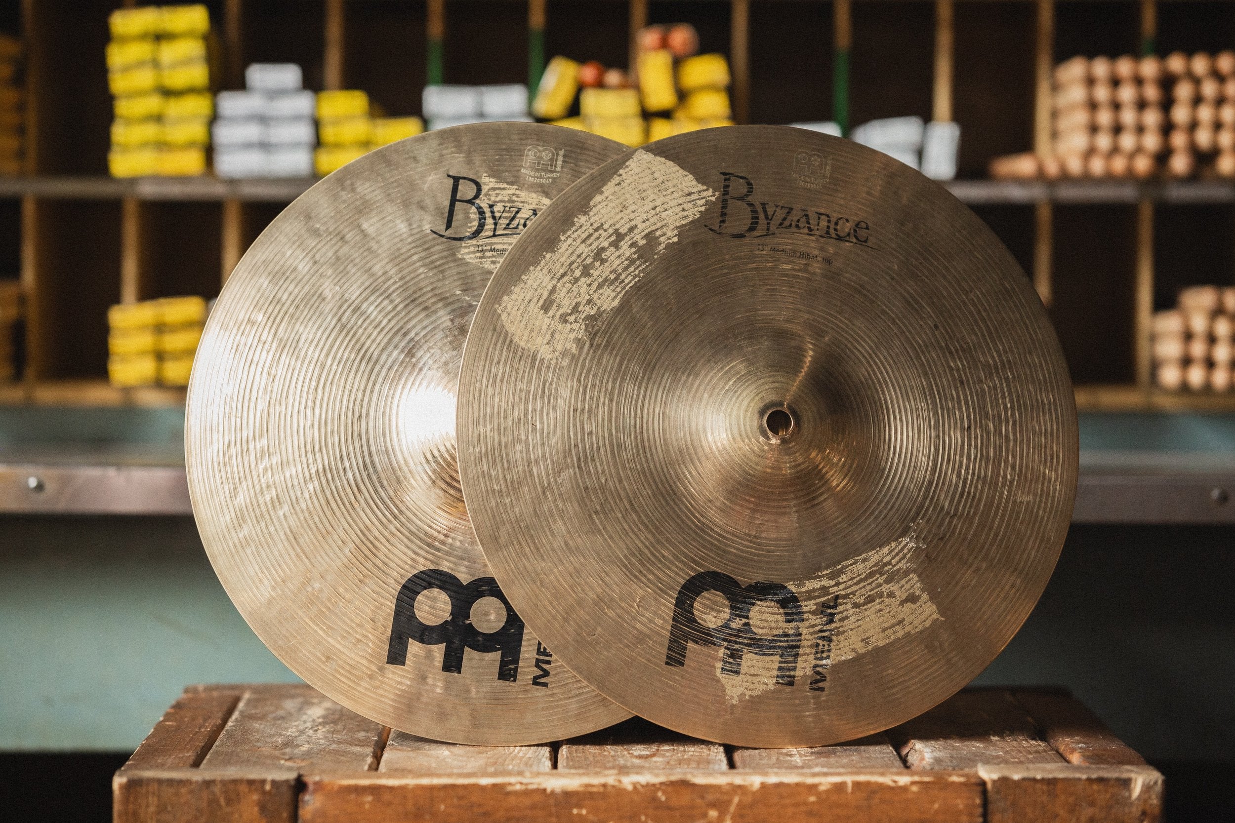 Used Meinl Byzance Medium Hi-Hat - 13"