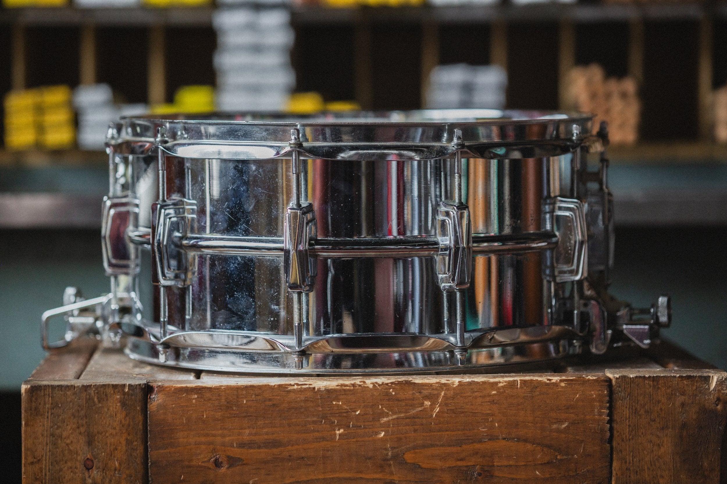 1970s Ludwig No.411 Super Sensitive Snare - 6.5x14