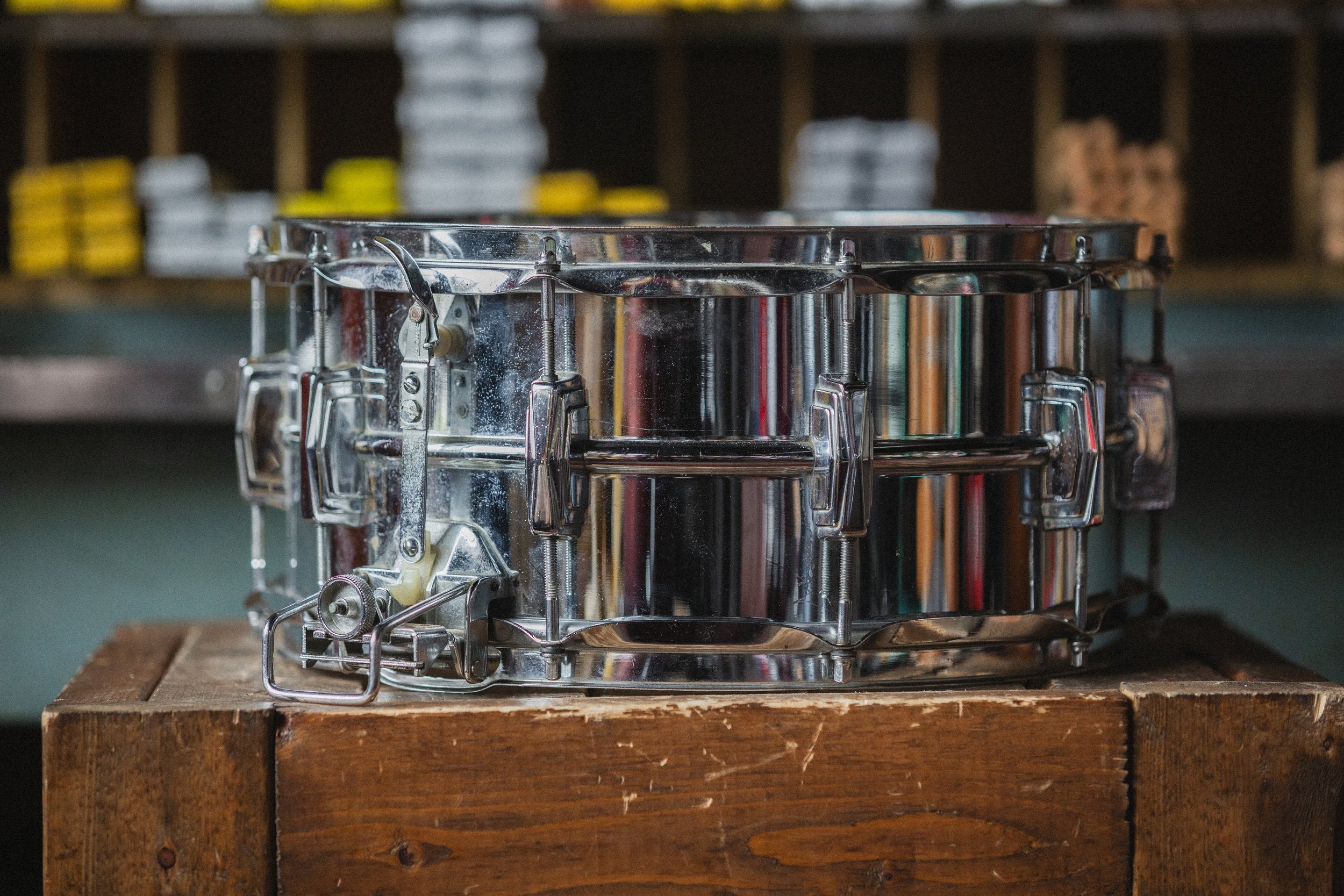 1970s Ludwig No.411 Super Sensitive Snare - 6.5x14