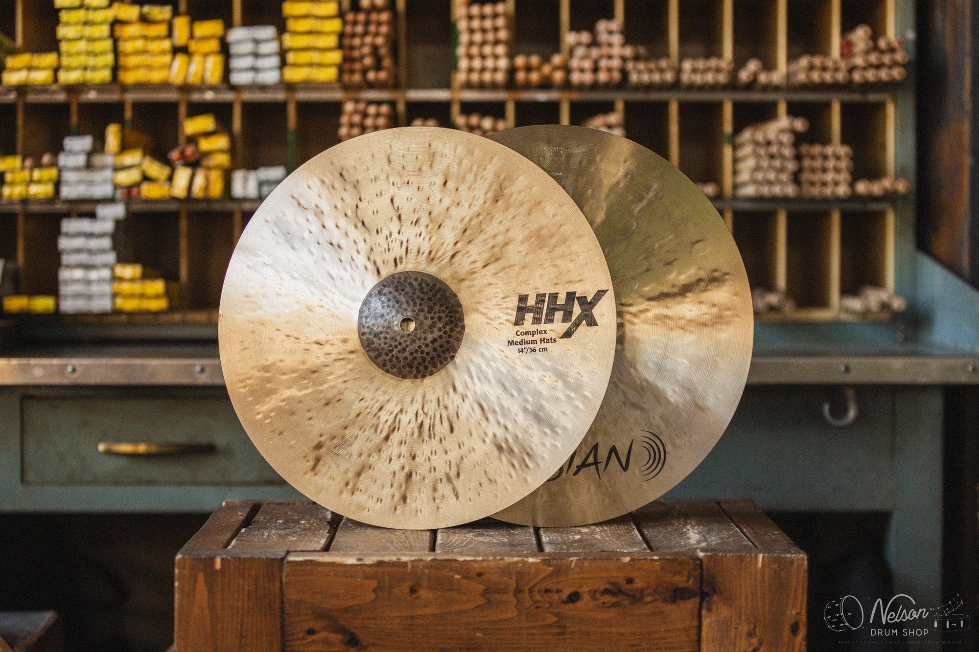 Used Sabian HHX Complex Medium Hi Hats - 14"