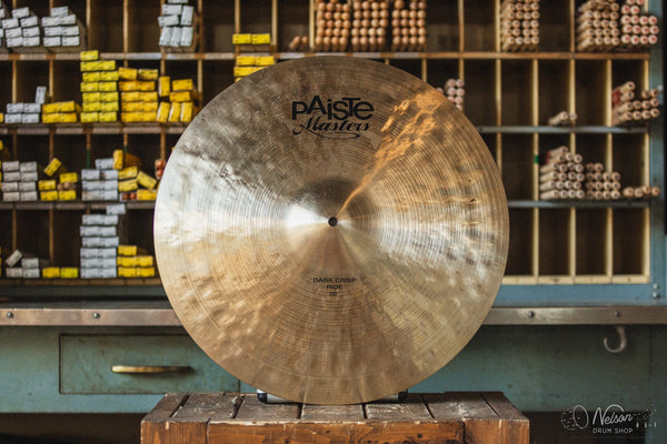 Used Paiste Masters Dark Crisp Ride - 20"