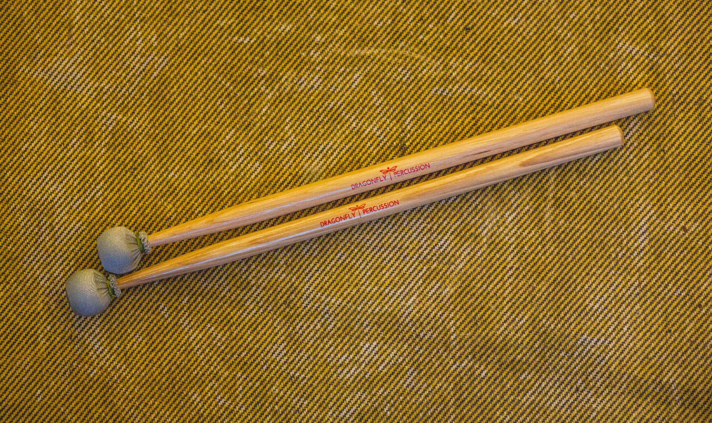 Dragonfly Percussion Medium Suspended Cymbal Hickory Mallets