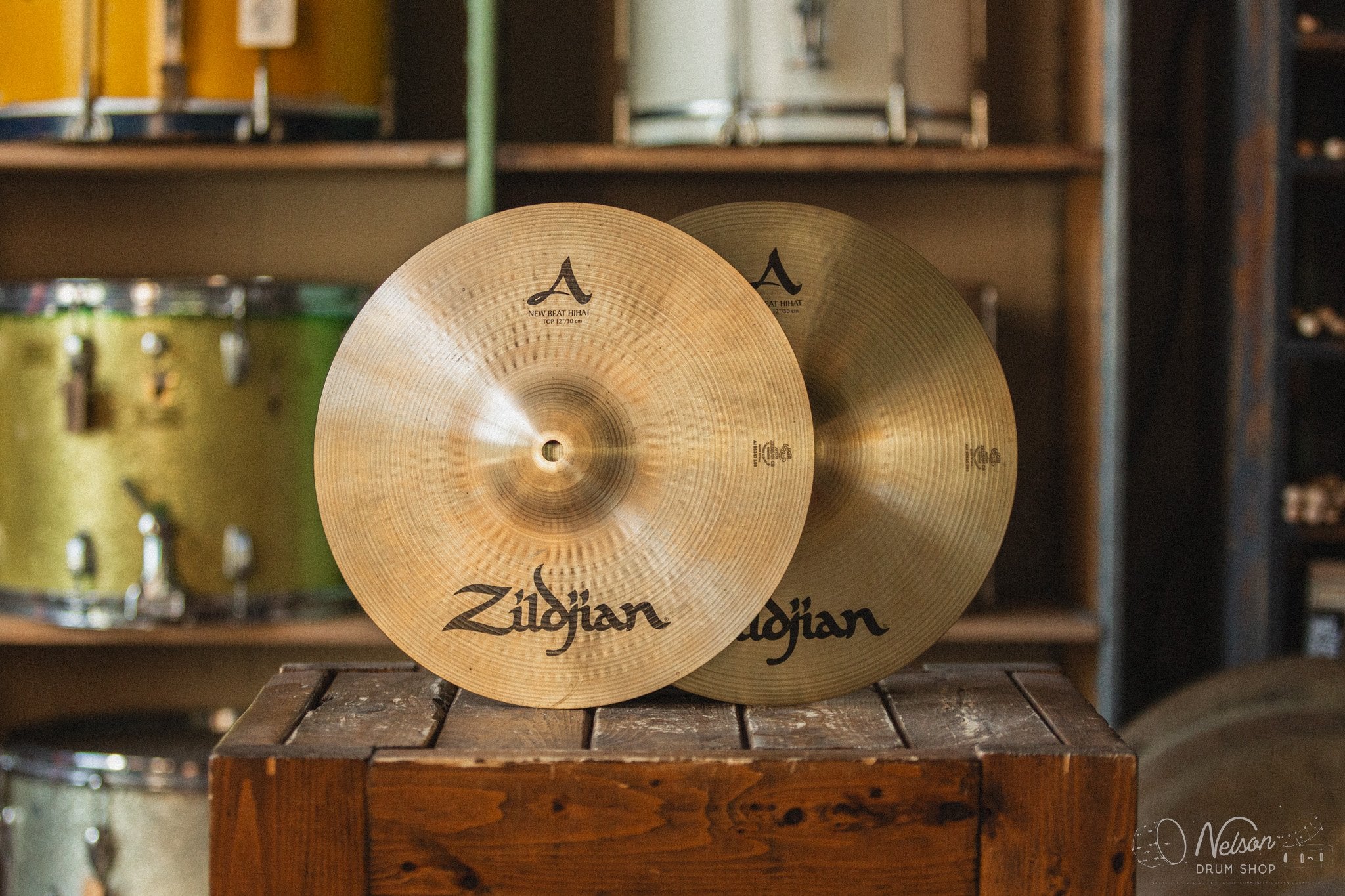 Used Zildjian A New Beat Hi Hats - 12"