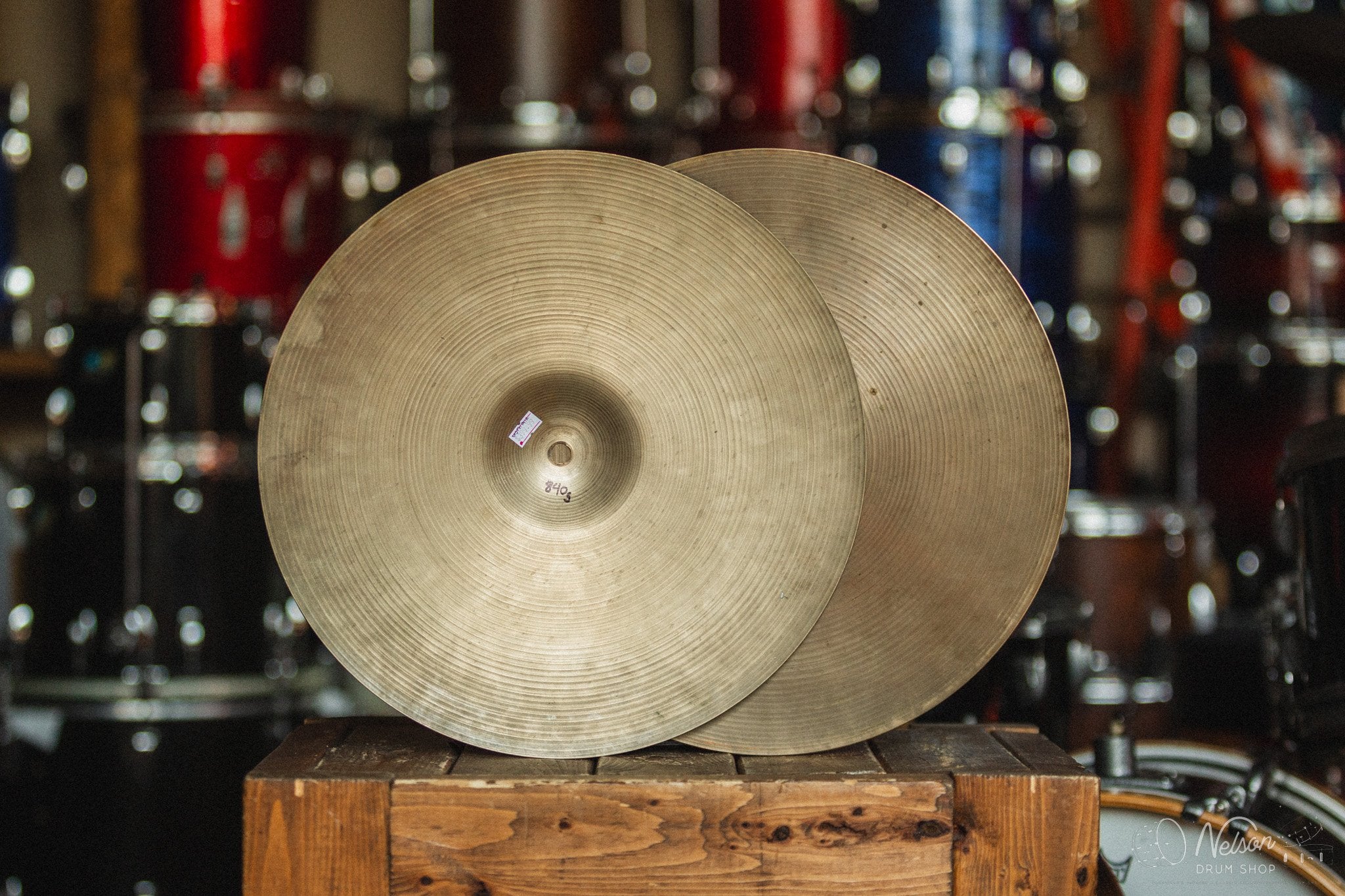 1970s Avedis Zildjian Hi Hats - 15"