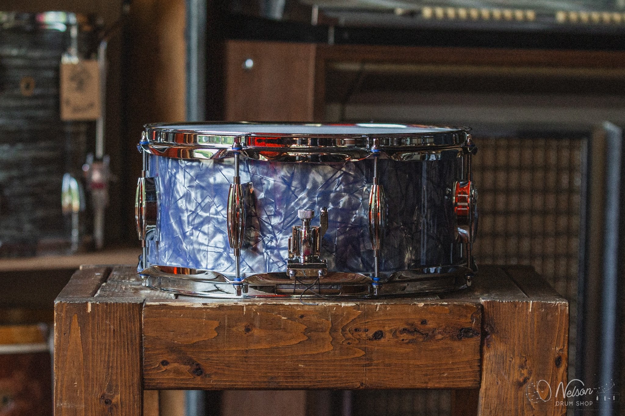 Standard Drum Co. Mahogany in Blueberry Pearl - 6x13