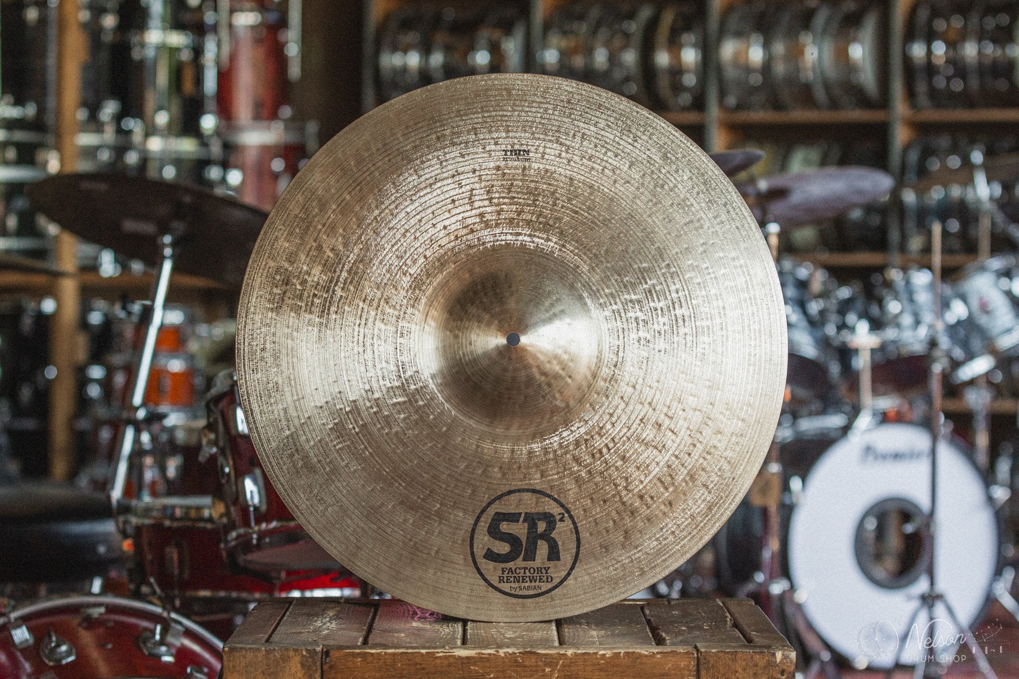 Used Sabian SR2 Factory Renewed Thin Ride - 21"