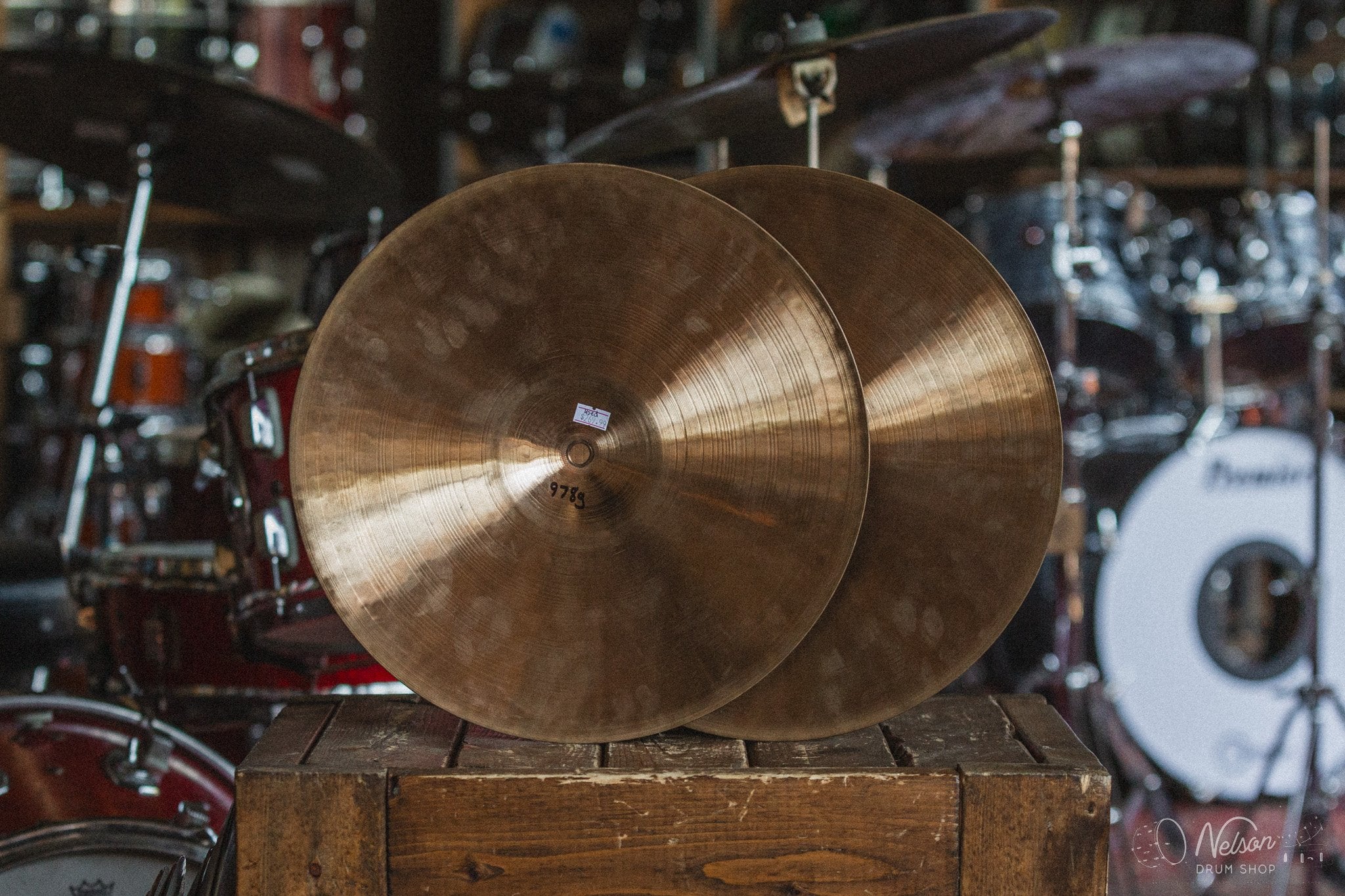 Used Paiste 2002 Heavy Hi Hats - 14"