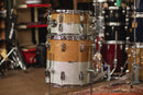 Rogers 'PowerTone' in Gold & Silver Two-Tone Lacquer Sparkle - 12x20, 7x12, 14x14