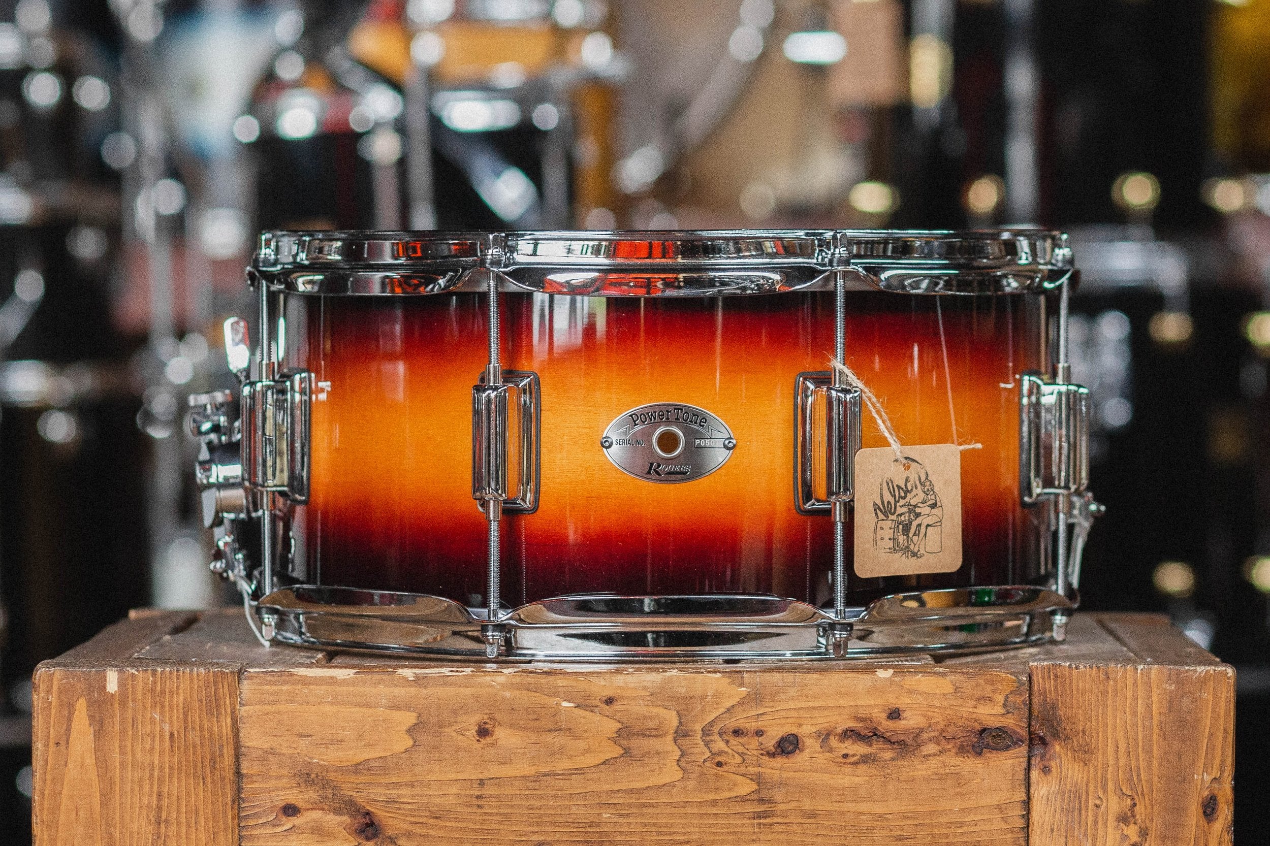 Rogers 'Powertone' in Sunburst Lacquer - 6.5 x 14