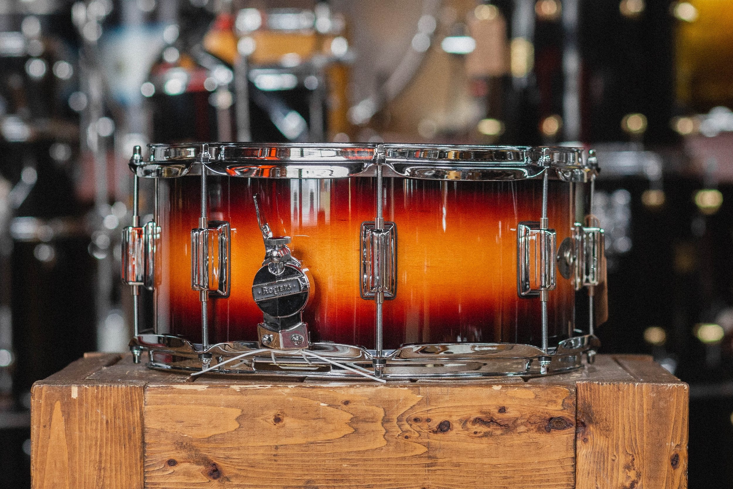 Rogers 'Powertone' in Sunburst Lacquer - 6.5 x 14