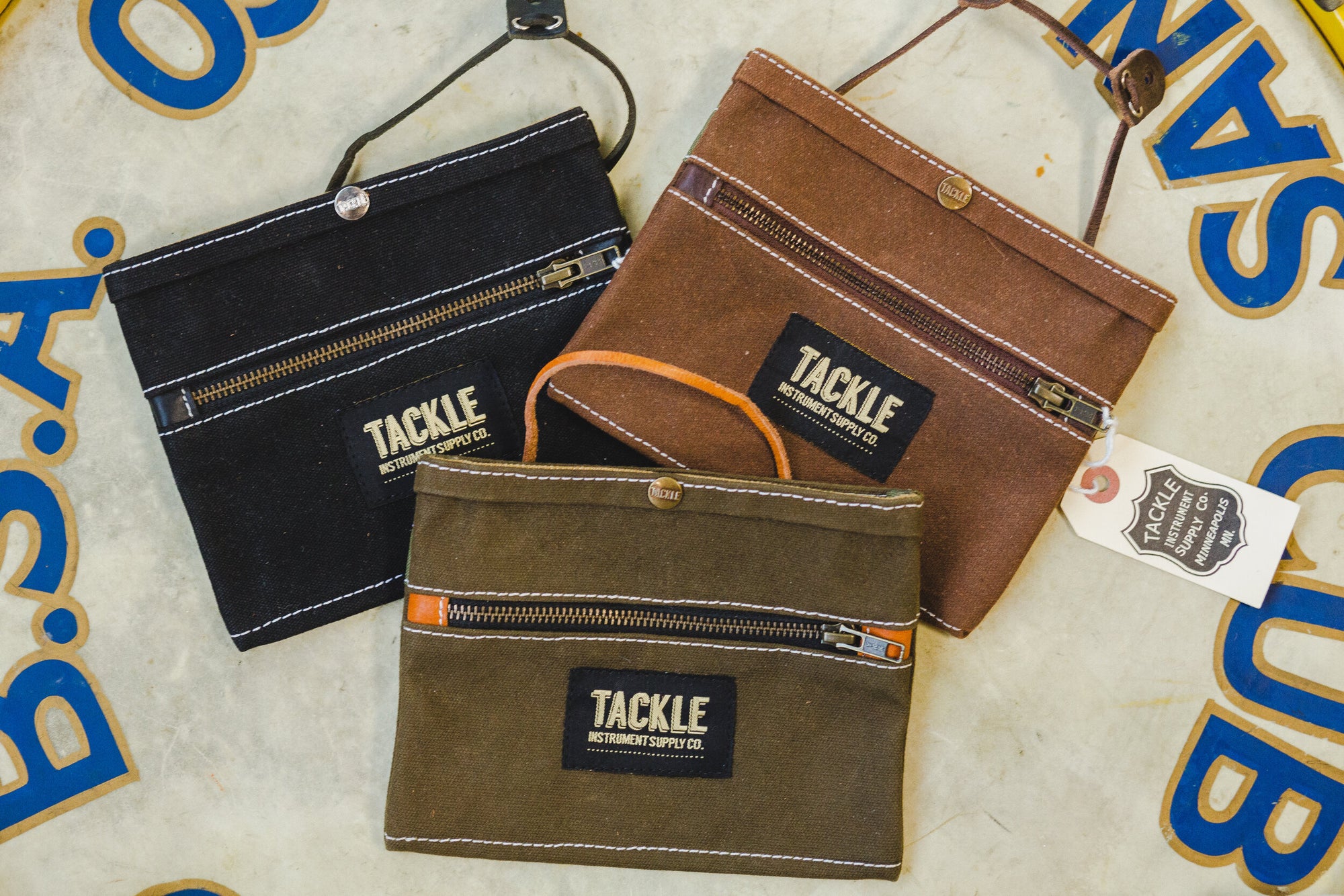 Tackle Waxed Canvas Gig Pouch