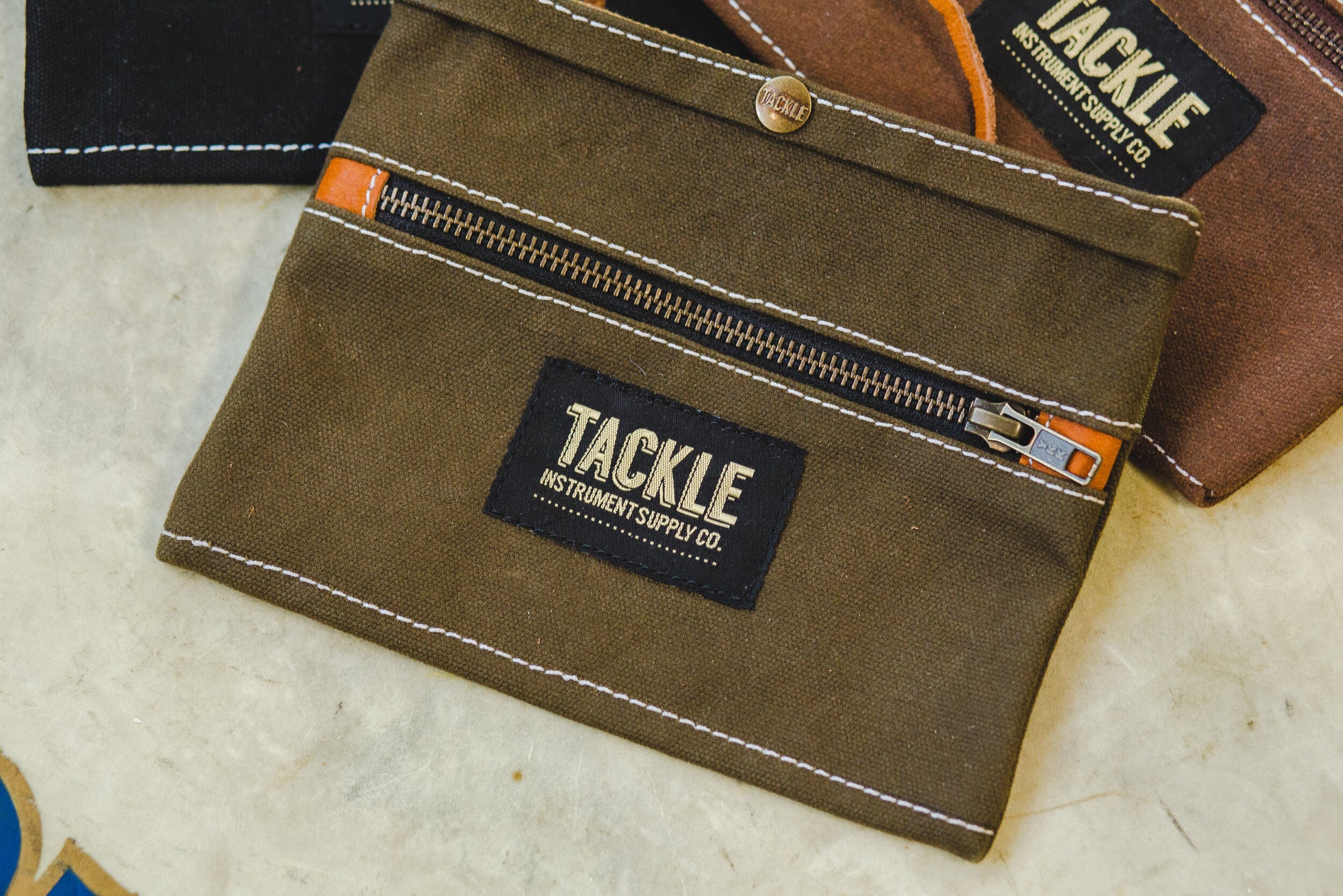 Tackle Waxed Canvas Gig Pouch