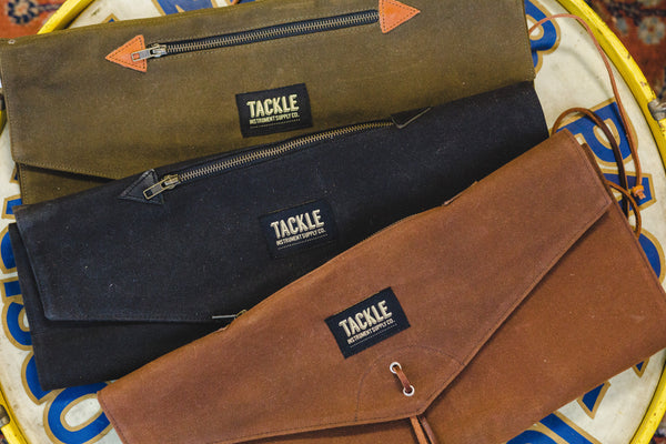 Tackle Waxed Canvas Stick Roll-Up Bag