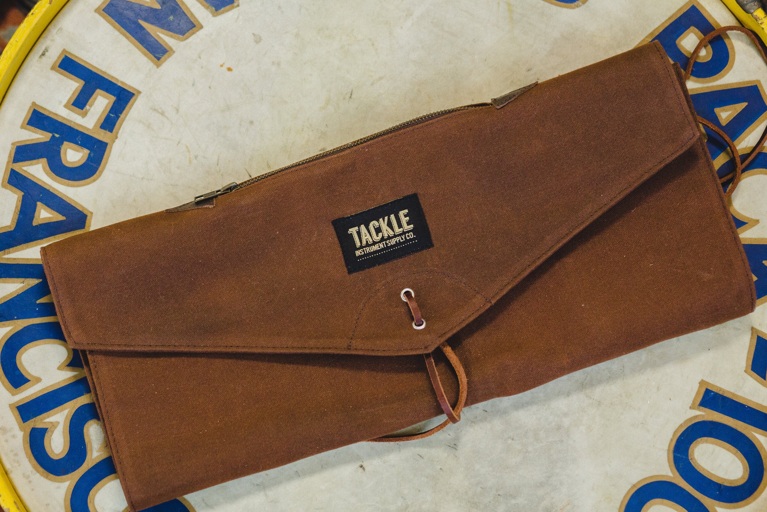 Tackle Waxed Canvas Stick Roll-Up Bag