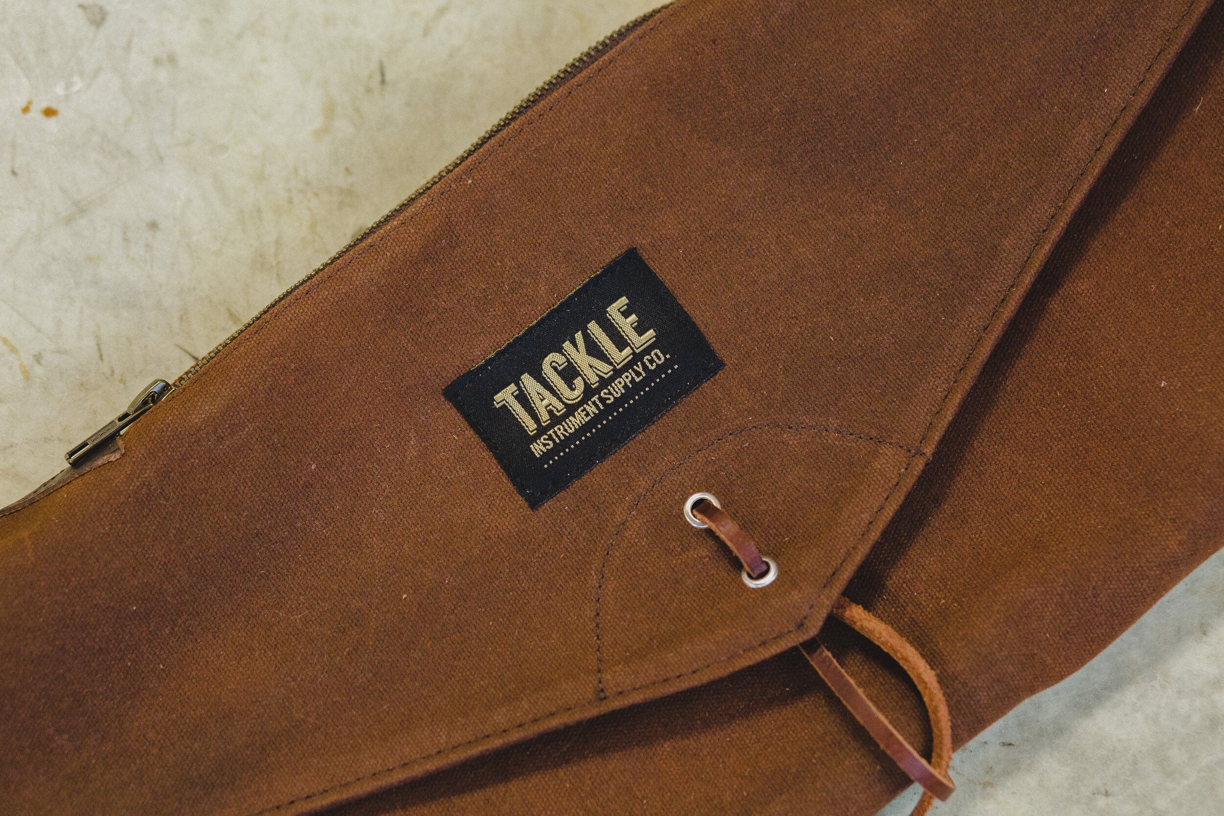 Tackle Waxed Canvas Stick Roll-Up Bag