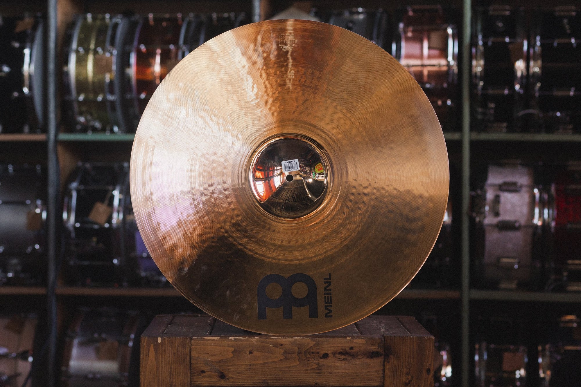 Meinl Pure Alloy Custom Medium Thin Ride Cymbal - 22"