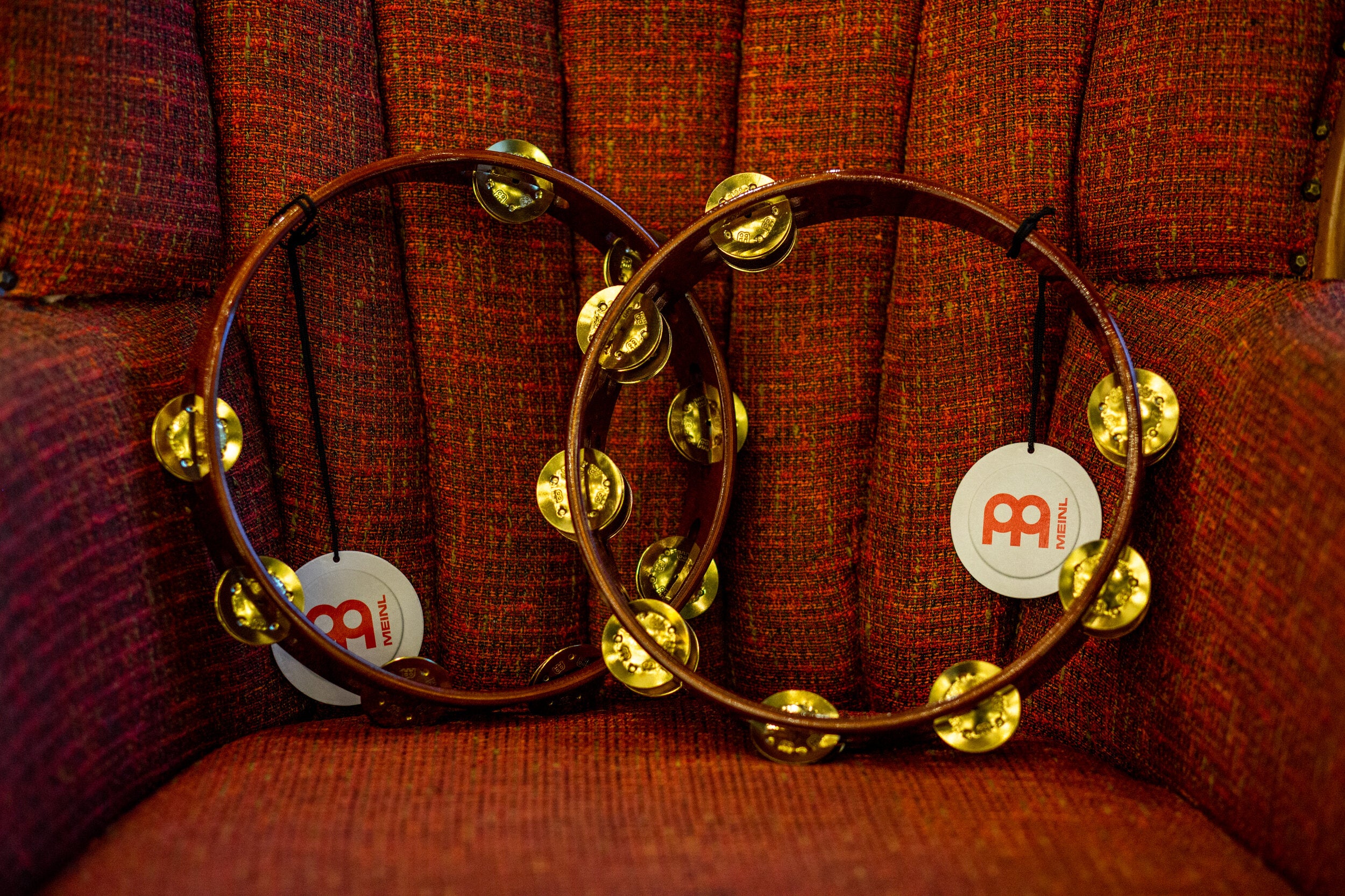 Meinl 10" Traditional Brass Jingle Wood Tambourine