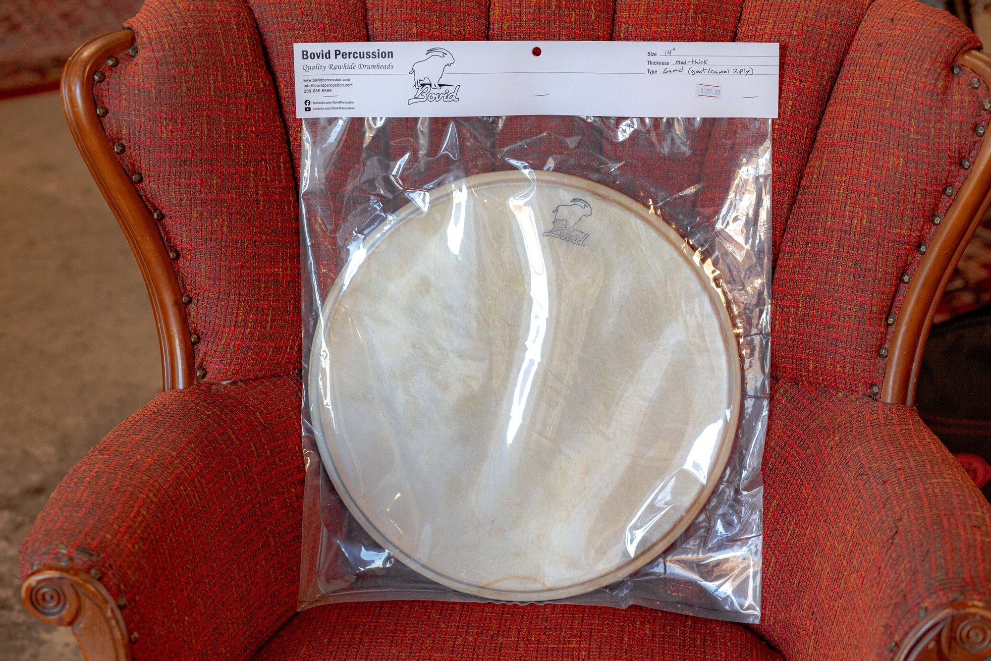 Bovid Skin Drum Heads