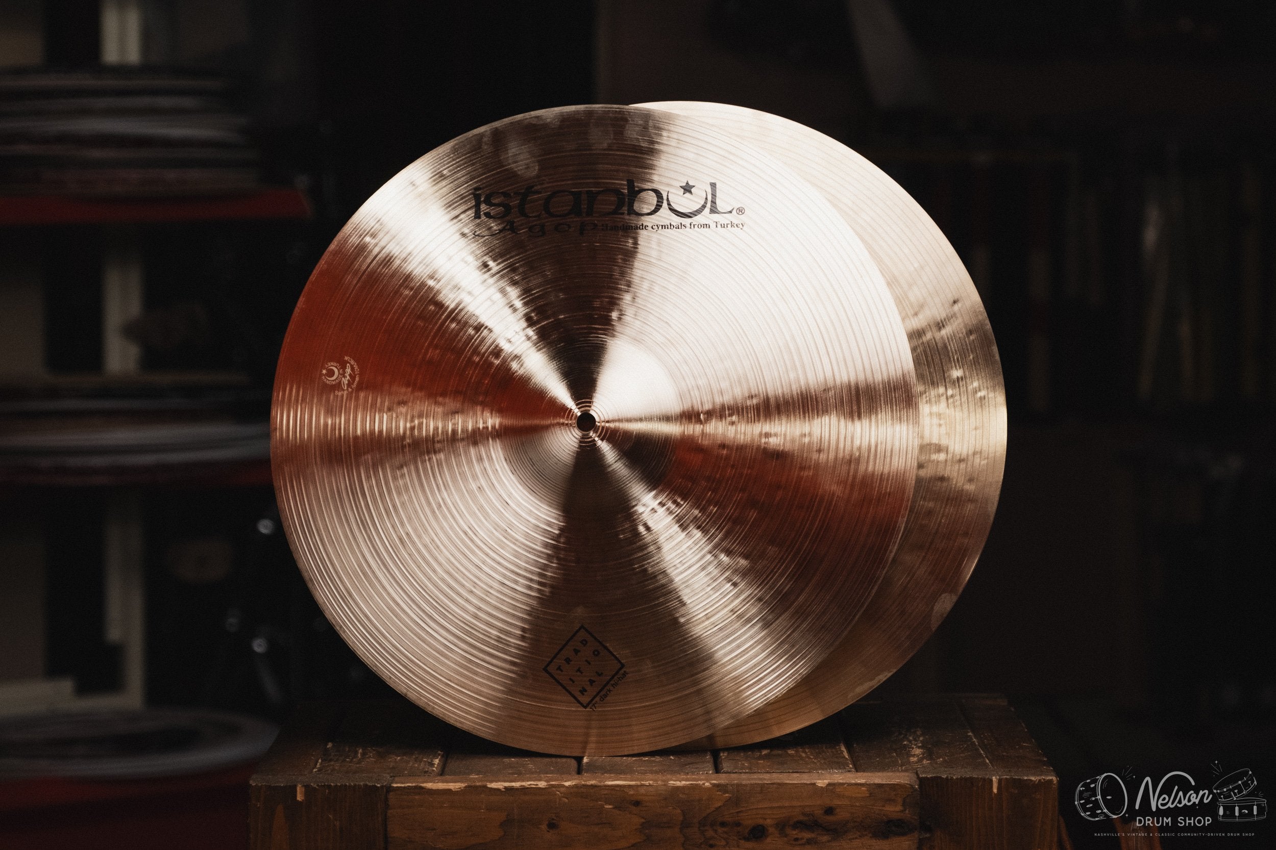 Istanbul Agop Traditional Dark Hi-Hats - 17"