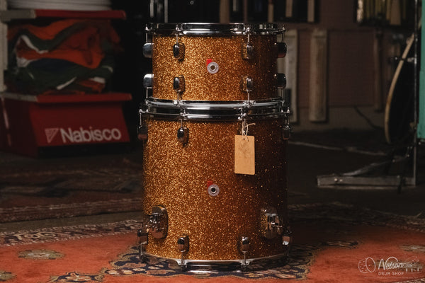 Barton Drum Co. 'Landrum' in Gold Sparkle - 14x20, 7x12, 14x14