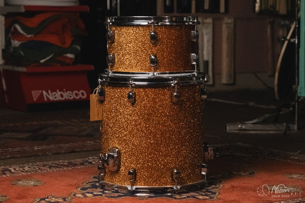 Barton Drum Co. 'Landrum' in Gold Sparkle - 14x20, 7x12, 14x14