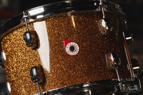 Barton Drum Co. 'Landrum' in Gold Sparkle - 14x20, 7x12, 14x14