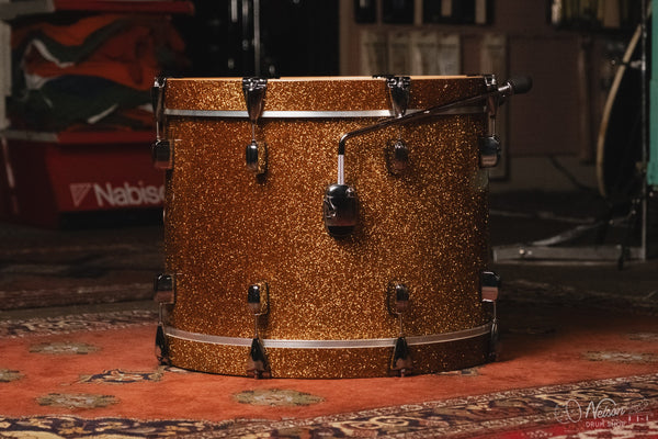 Barton Drum Co. 'Landrum' in Gold Sparkle - 14x20, 7x12, 14x14