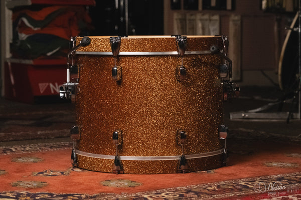 Barton Drum Co. 'Landrum' in Gold Sparkle - 14x20, 7x12, 14x14