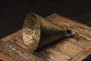 Brass Lasagna Hand-Hammered Bronze Cone Bell - Large