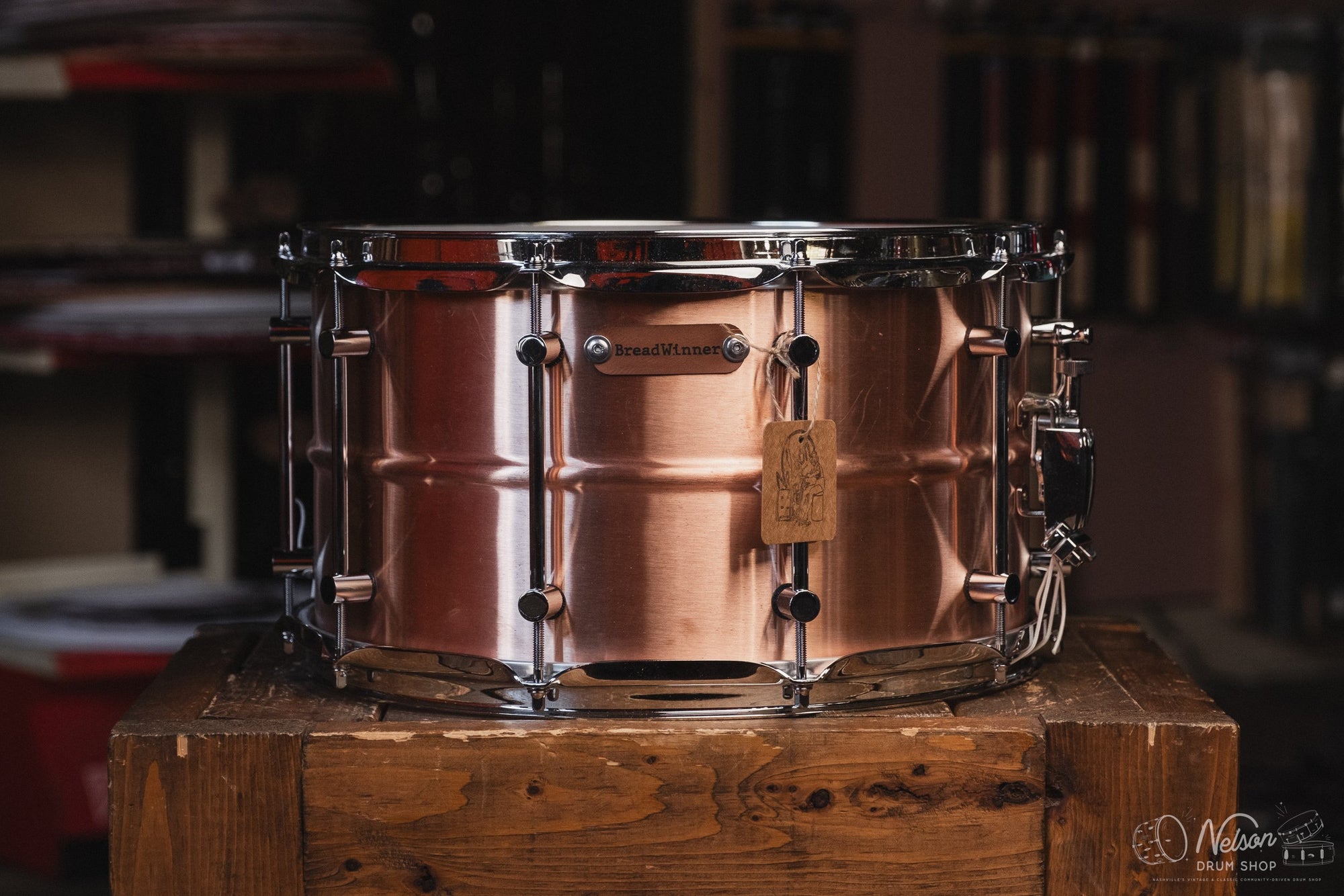 BreadWinner ‘Pocket Change’ Raw Polished Copper 10 lug - 8x14