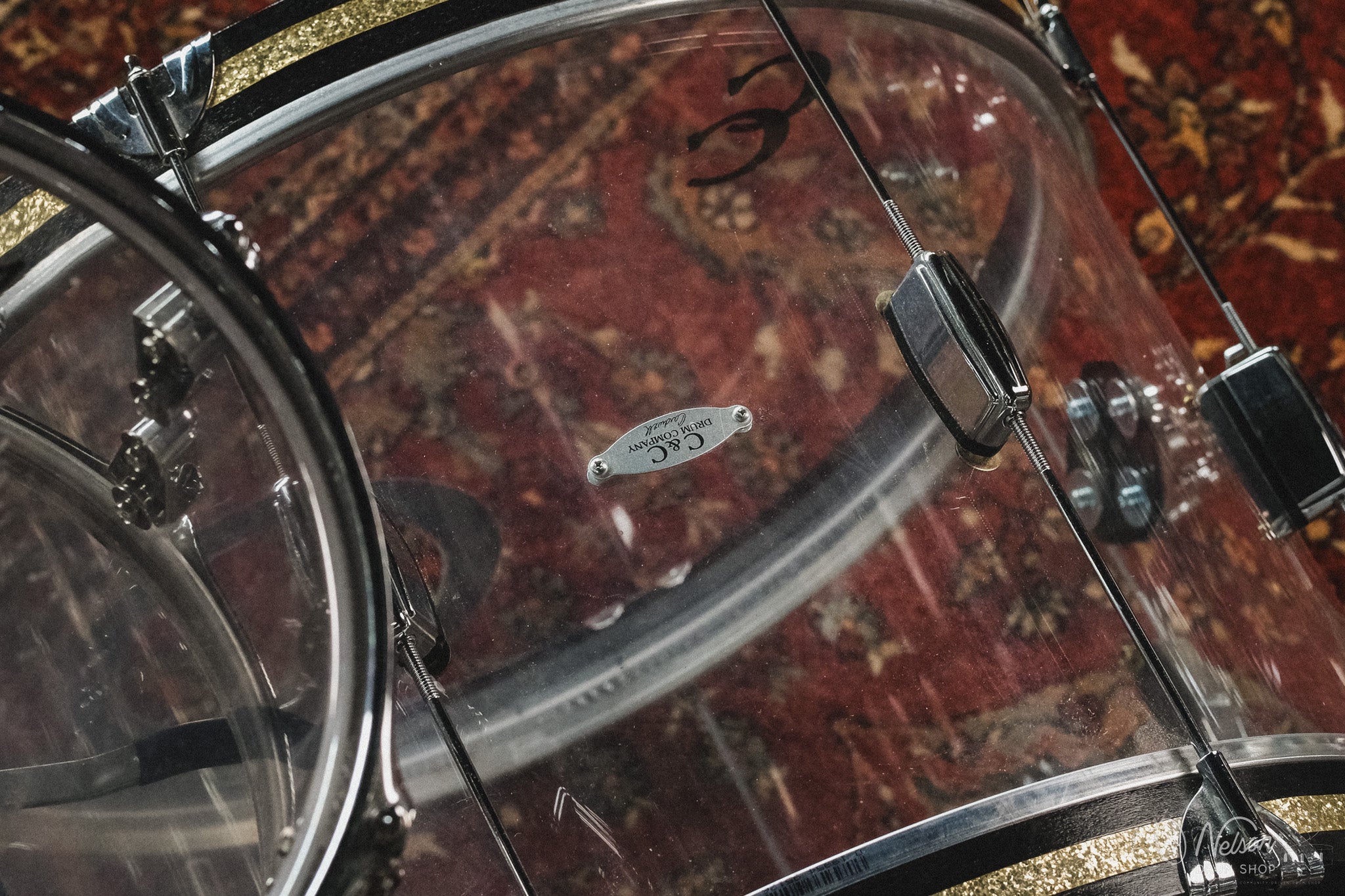 Used C&C Acrylic Drum Kit - 8x12, 13x14, 14x20