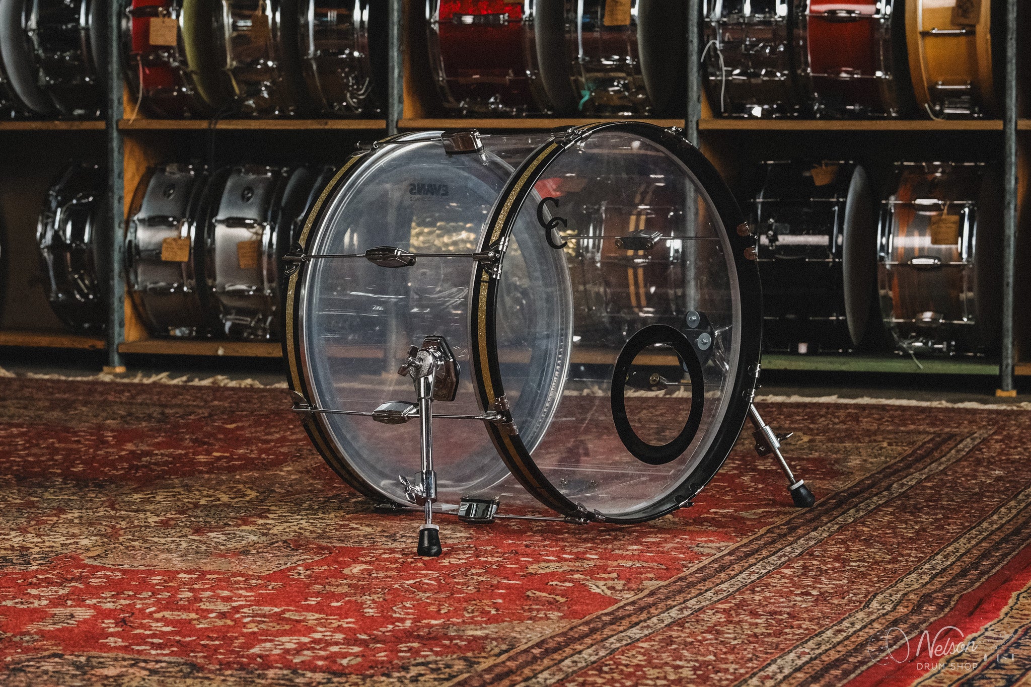 Used C&C Acrylic Drum Kit - 8x12, 13x14, 14x20