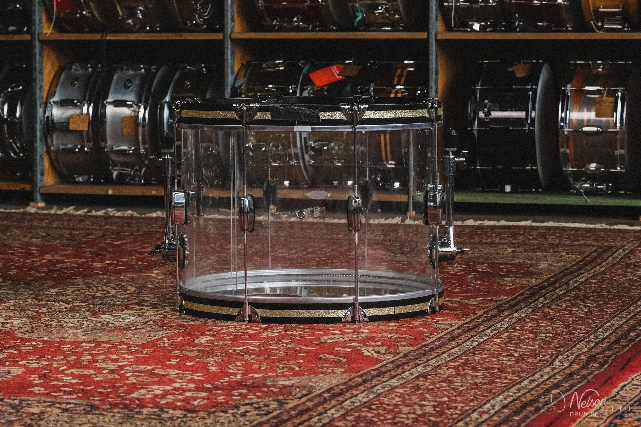 Used C&C Acrylic Drum Kit - 8x12, 13x14, 14x20