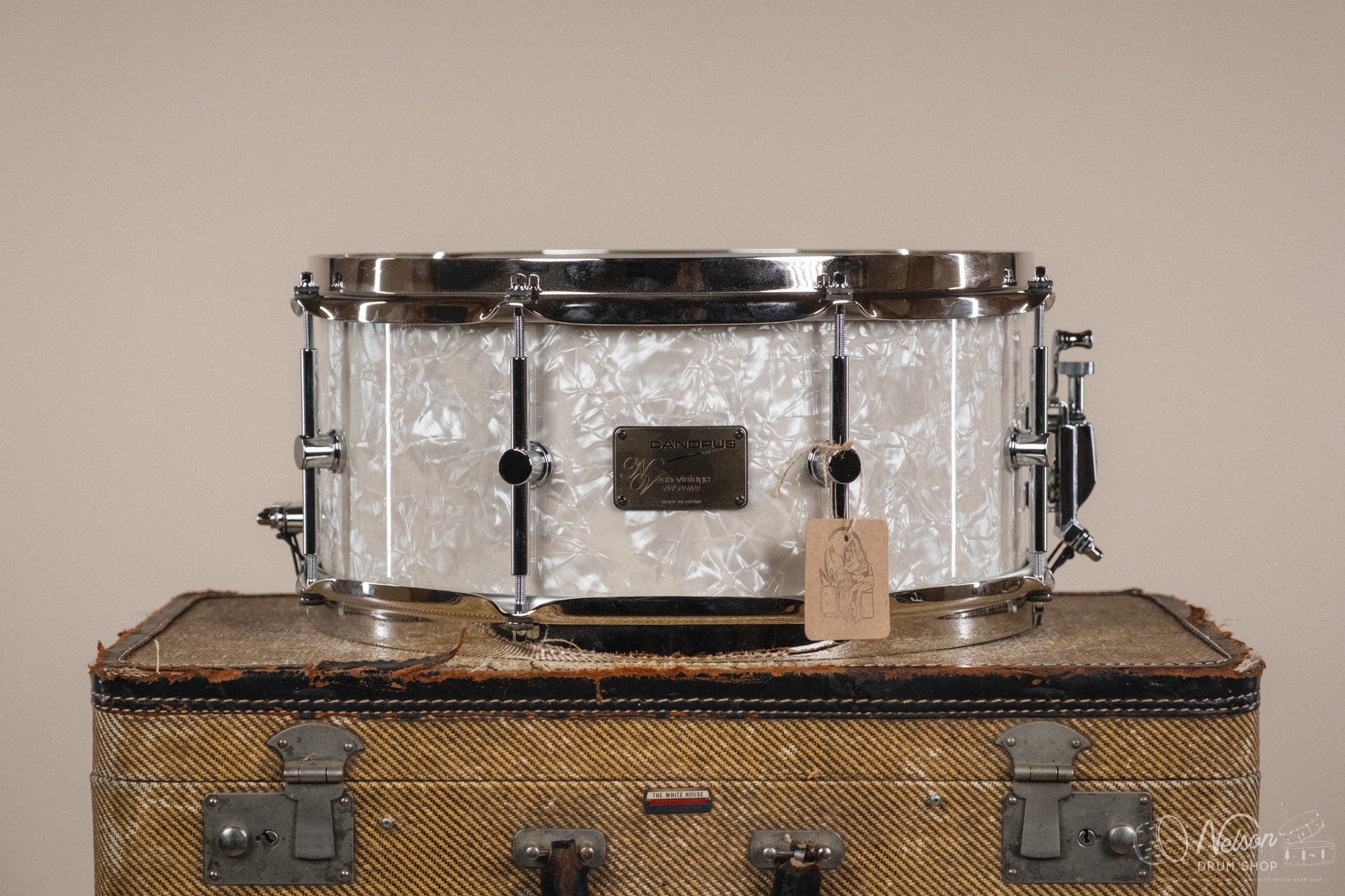 Canopus Neo-Vintage ‘NV50M1’ in White Marine Pearl - 6.5x14