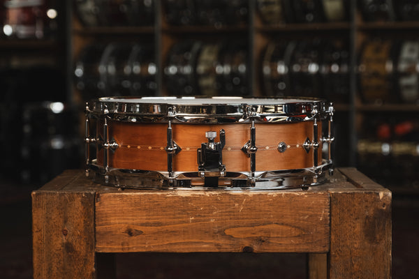 Craviotto Mahogany w/ Cherry Inlay in Oil Finish - 4.5x14