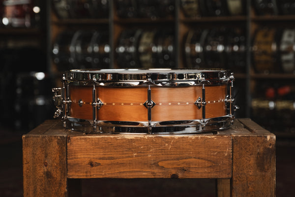 Craviotto Mahogany w/ Cherry Inlay in Oil Finish - 4.5x14