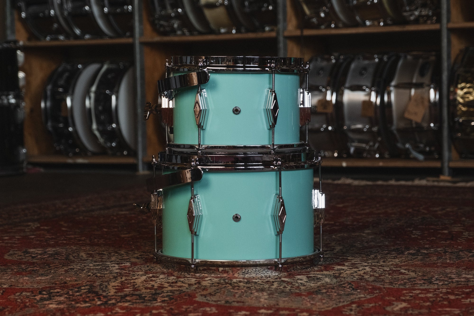 Craviotto Poplar in Seafoam Green Lacquer - 14x22, 7x10, 8x12, 14x16