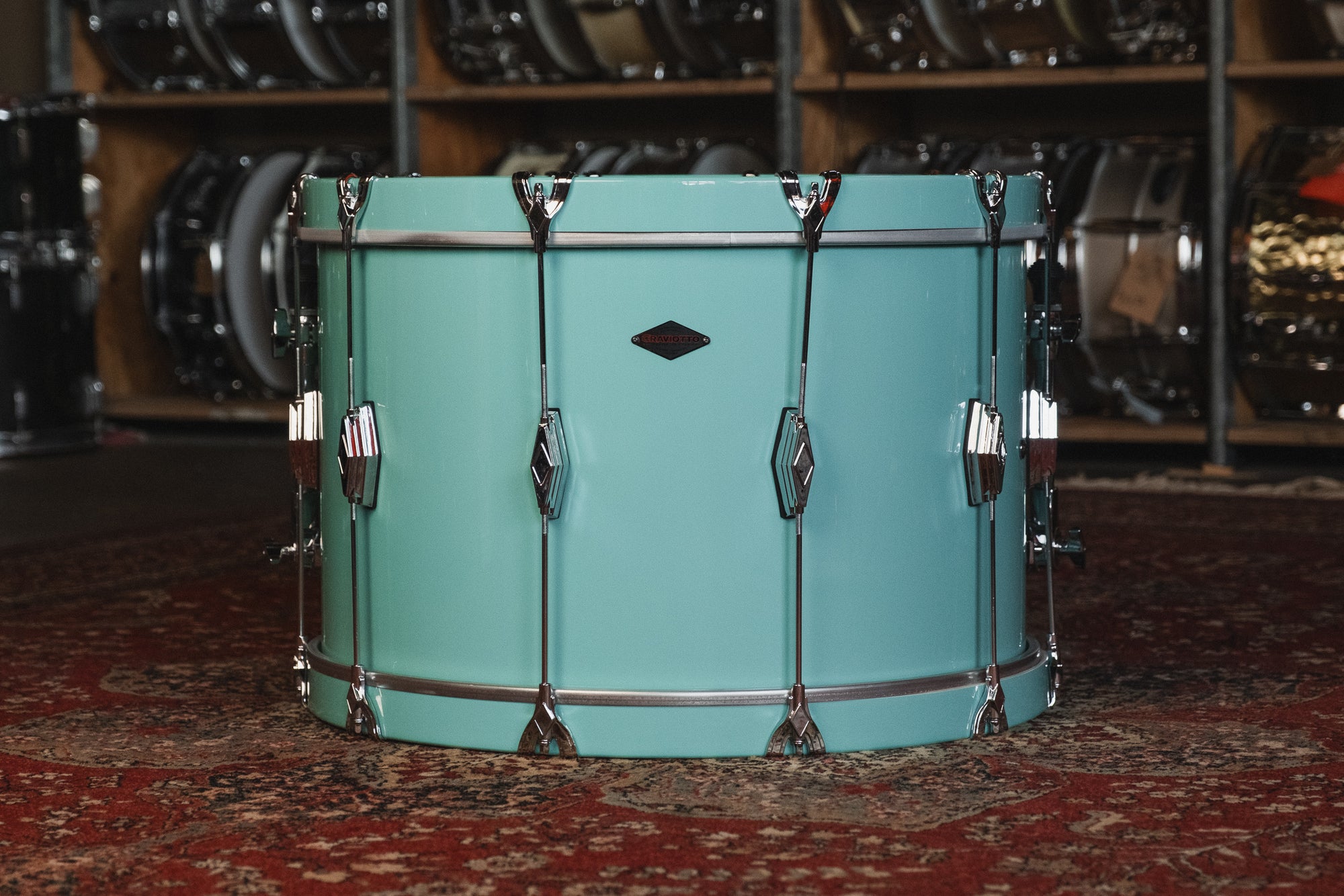 Craviotto Poplar in Seafoam Green Lacquer - 14x22, 7x10, 8x12, 14x16