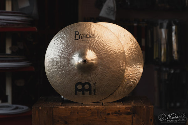 Used Meinl Byzance Brilliant Hi-Hats - 14"