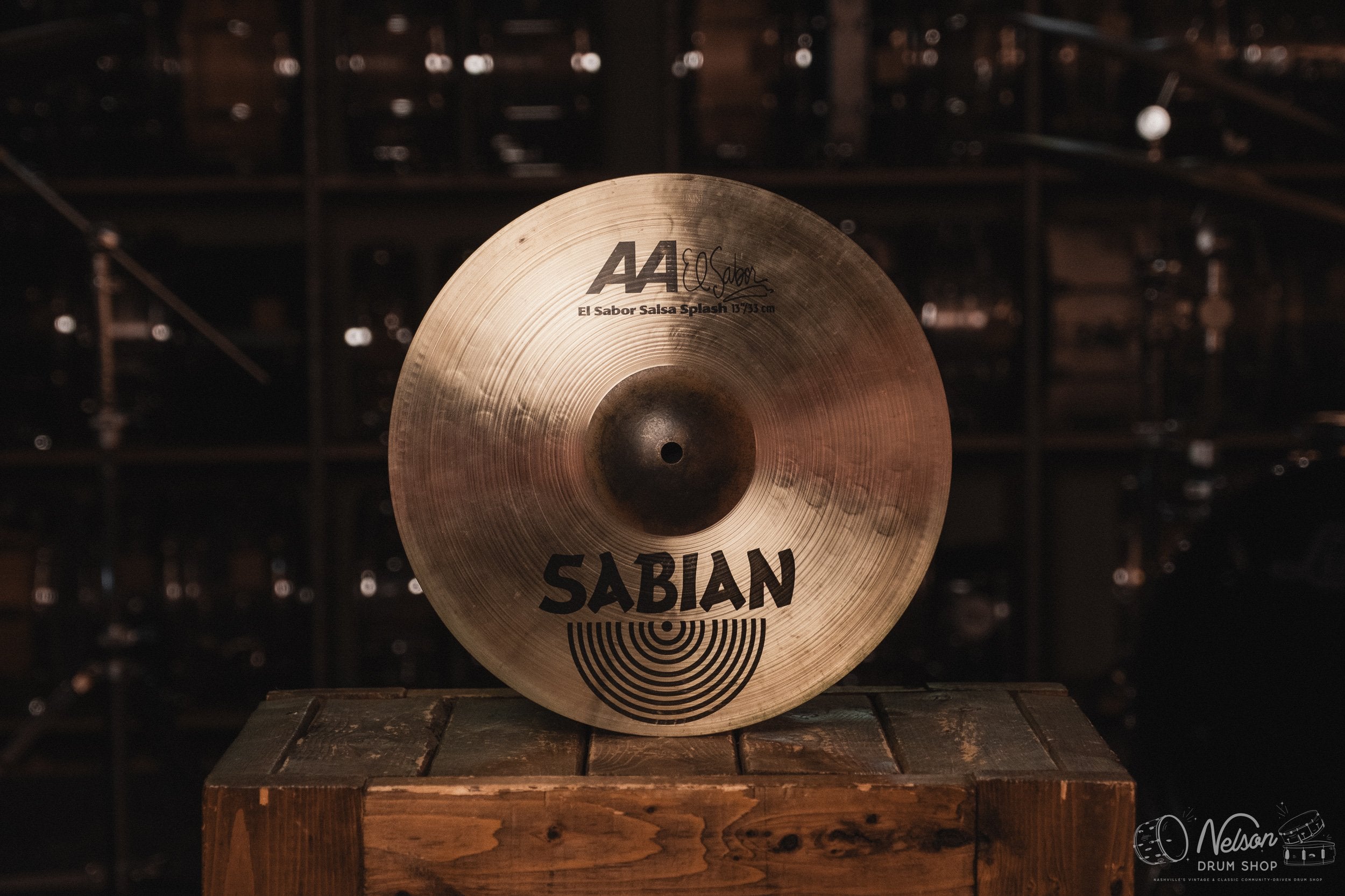 Used Sabian AA El Sabor Salsa Splash - 13"