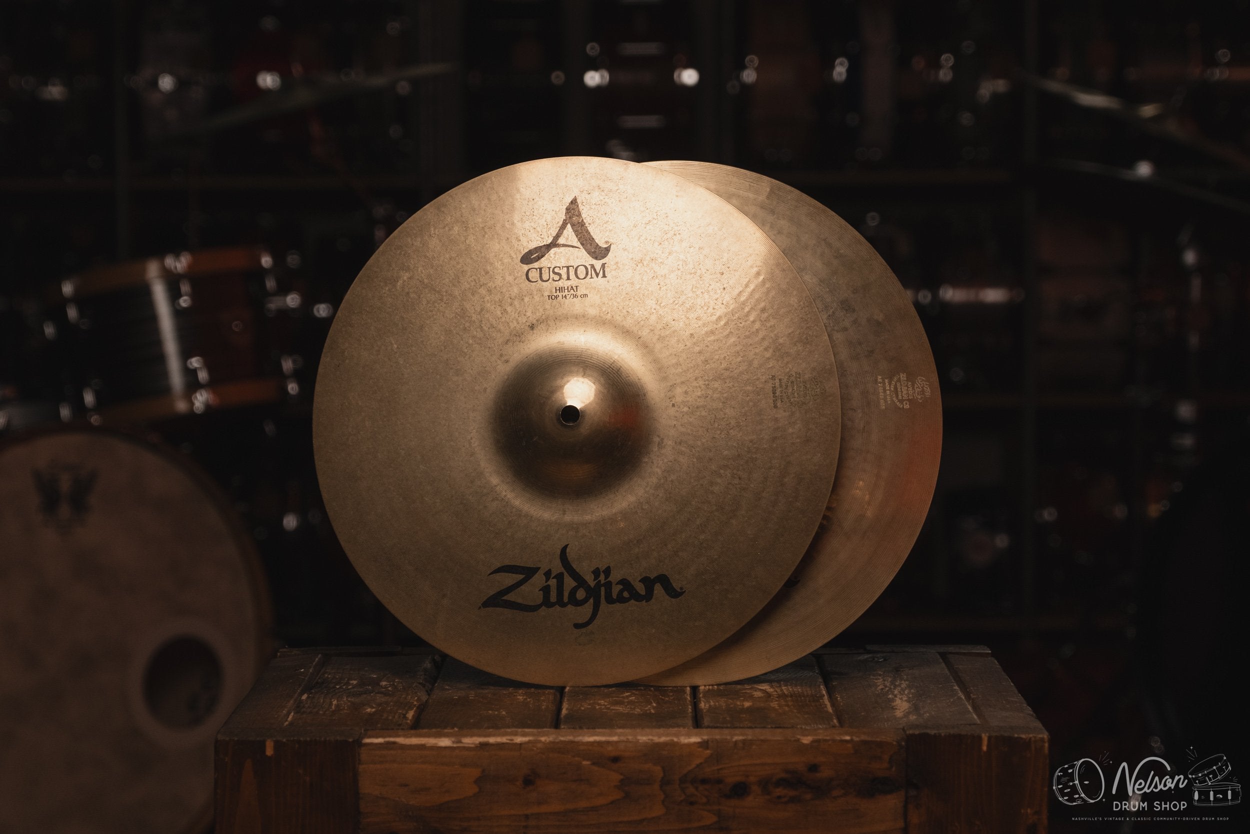 Used Zildjian A Custom Hi-Hats - 14"