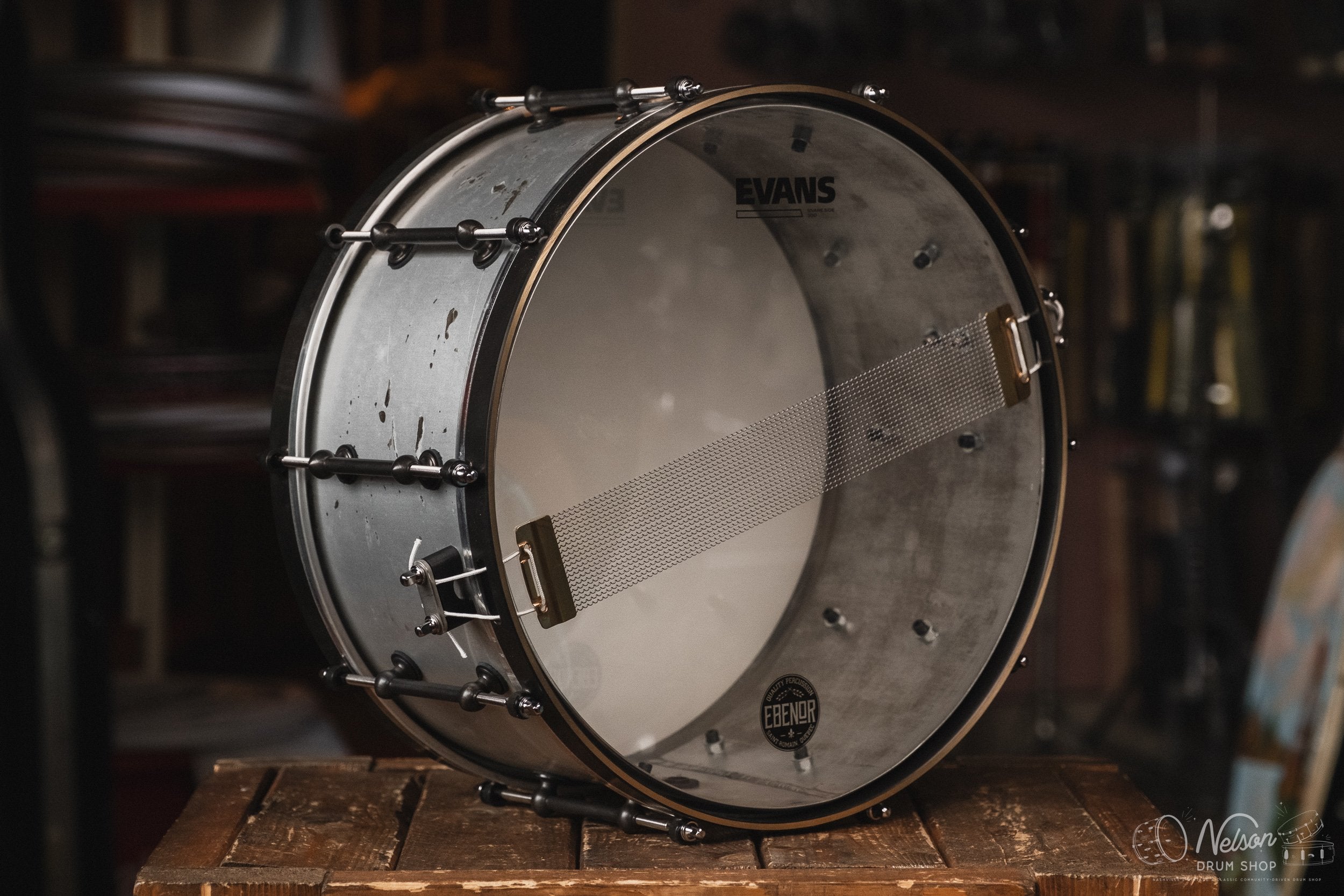 Ebenor Percussion 'Heavy Feather’ Aluminum - 7x14