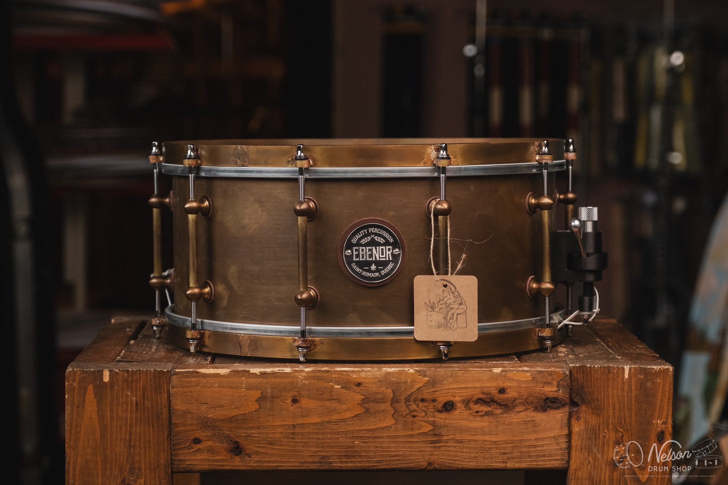 Ebenor Percussion 'Antique Brass' - 6.5x14