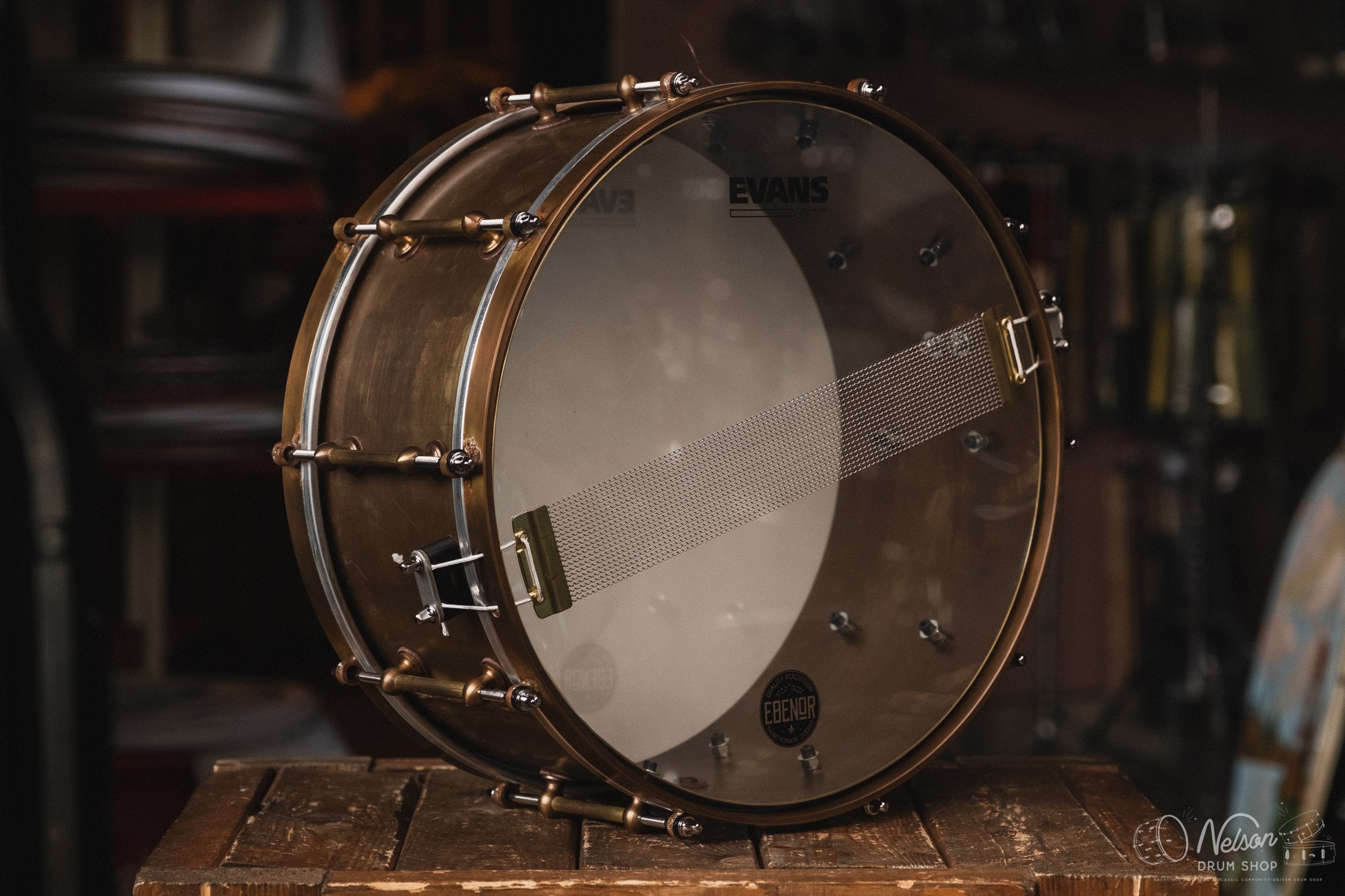 Ebenor Percussion 'Antique Brass' - 6.5x14