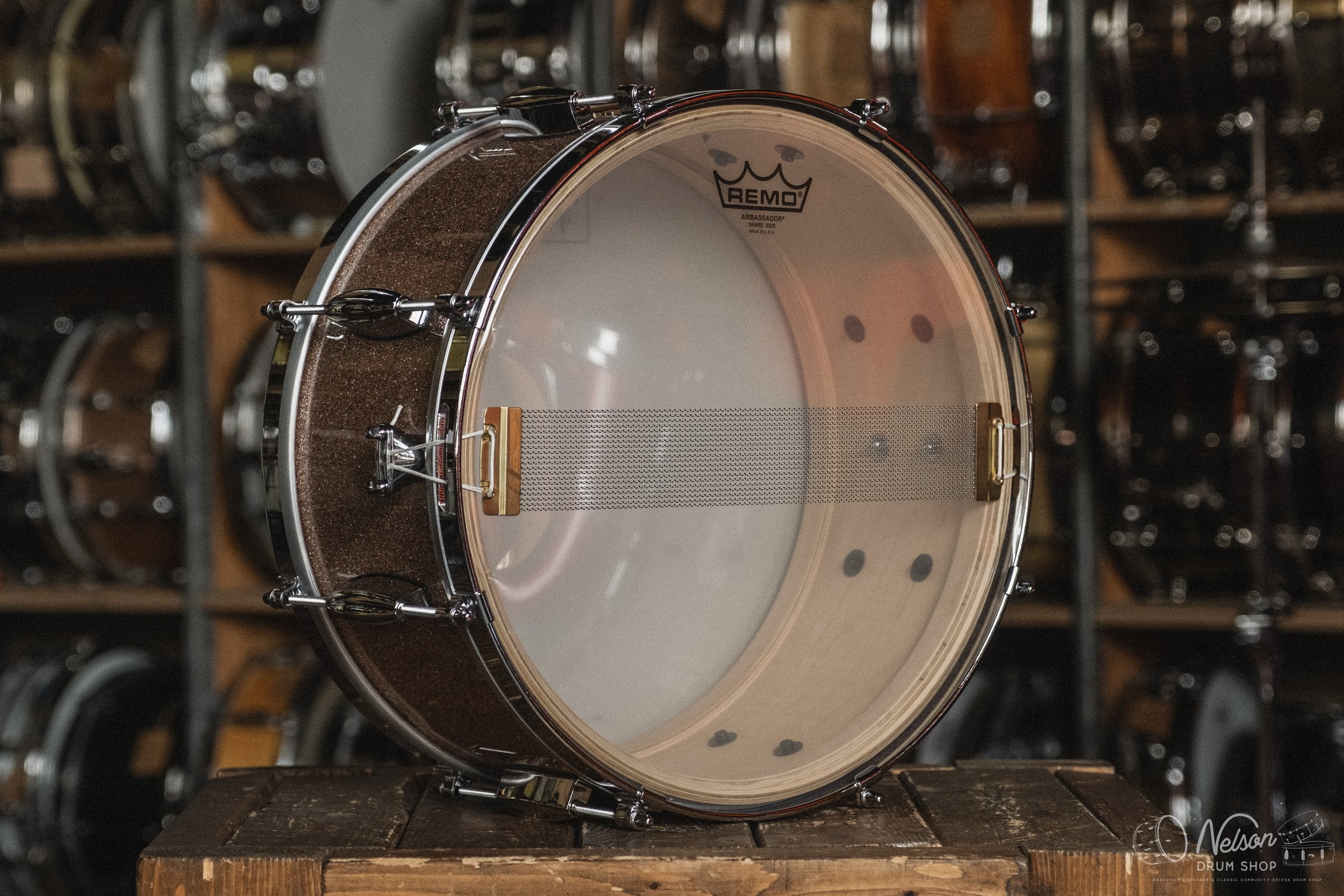 Franklin Drum Company Maple in Champagne Sparkle - 6.5x14