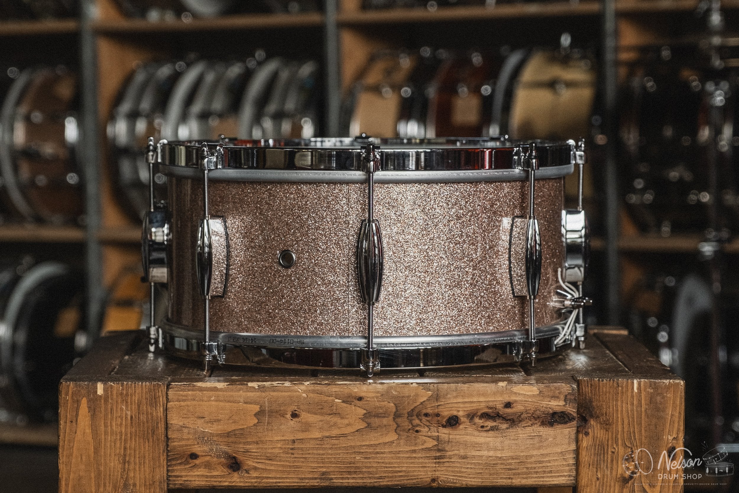 Franklin Drum Company Maple in Champagne Sparkle - 6.5x14