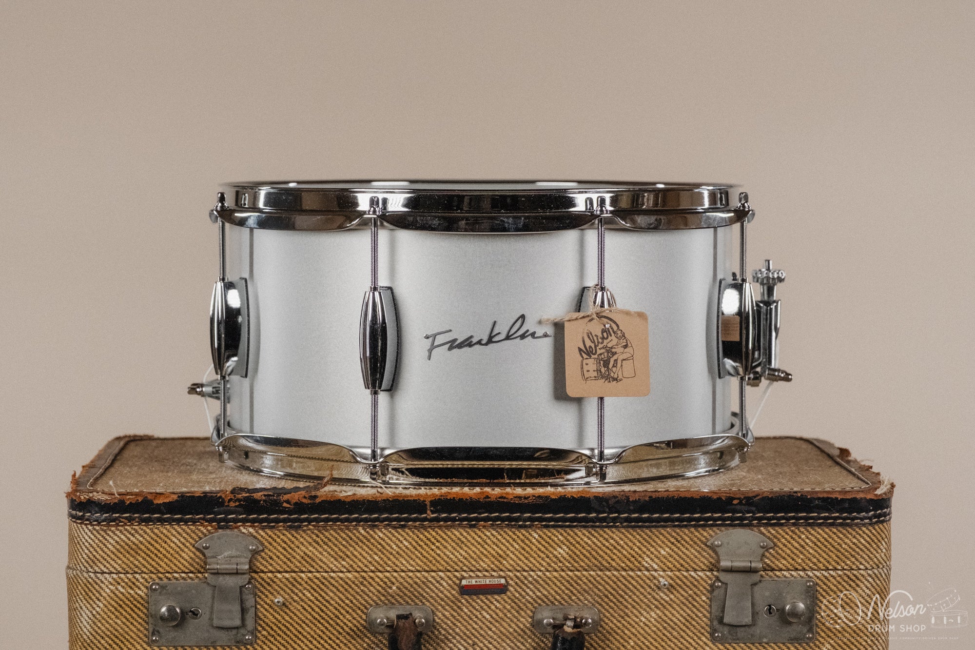 Franklin Drum Co. Matte Finish Aluminum - 7x14