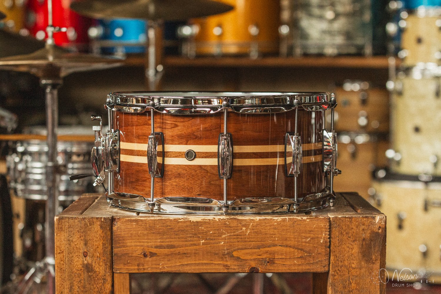 Gretsch "Full Range” 8-Ply Walnut - 6.5x14