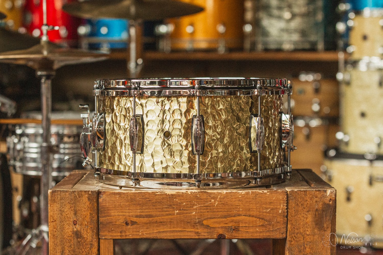 Gretsch "Full Range" Hammered Brass - 6.5x14