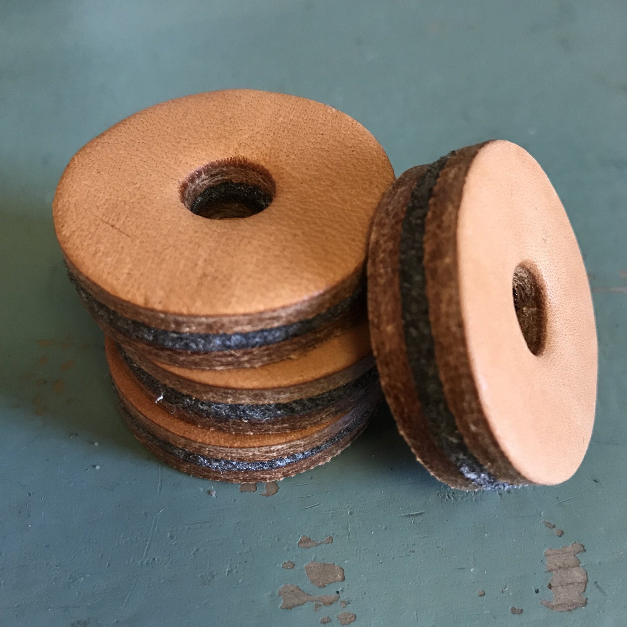 Tackle Leather/Felt Cymbal Washer Set